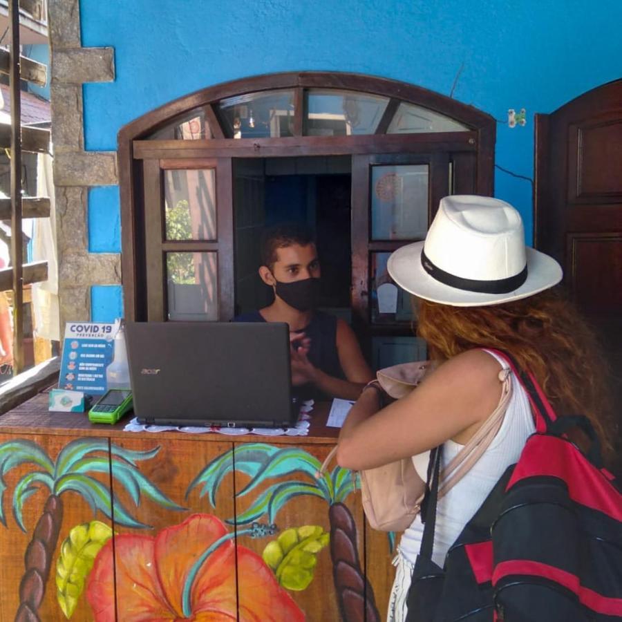 Hostel E Pousada Blue Lagoon 格兰德岛 外观 照片